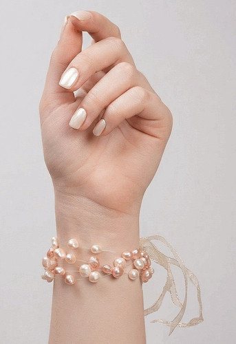 Bridal real white cream