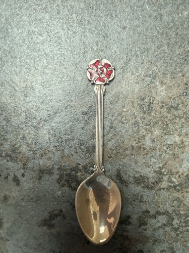 Silver played spoon vintage - played,