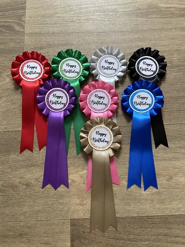 Happy birthday rosettes 1 - birthday,
