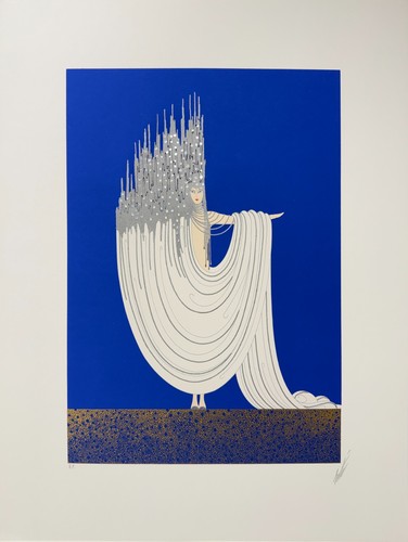 Erte the arctic sea serigraph - erte,