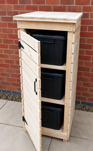 Recycling bin store log - bin, /