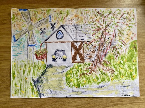 Authentic prison art a4 - art, on