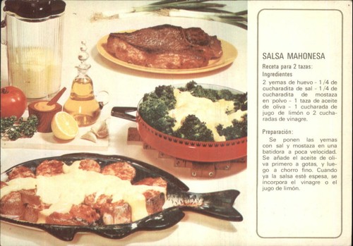 Vintage olive oil recipe - oil,