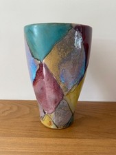 LARGE Dartington Petra Tilly Quilt Vase Pottery
