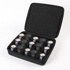 5/8/10/15 Slots Travel Watch Roll Case Wristwatch Display Case Watch Storage Box