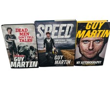 Guy Martin Book Bundle Speed Dead Men Don’t Tell Tales My Autobiography Hardback