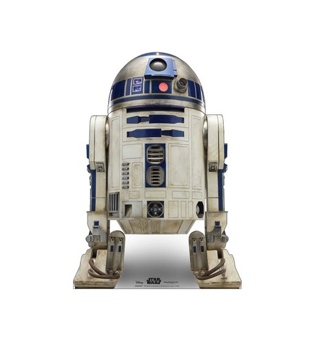 Cardboard people life - people, r2-d2