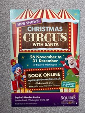 John Lawson's Christmas Circus poster - Washington/Ashington