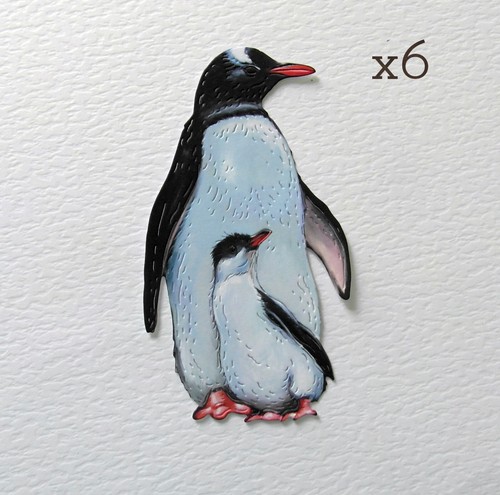Tattered lace penguins - tattered,