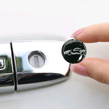 4pcs 20mm Car Door Lock Keyhole Cover Protector Stickers Accessories Universal