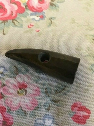 Vintage horn toggle button - vintage,