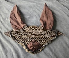 Brown Fly Veil/Ear Bonnet 