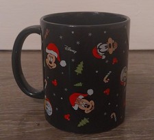 Disney Mickey Mouse, Minnie Mouse, Donald Duck & Goofy Christmas Mug Festive