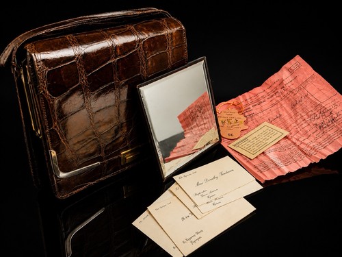 Antique 1920s crocodile skin - 1920s,