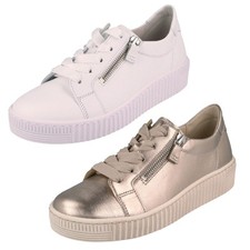 Ladies Gabor Casual Trainers With Side Zip And Laces "63.334"