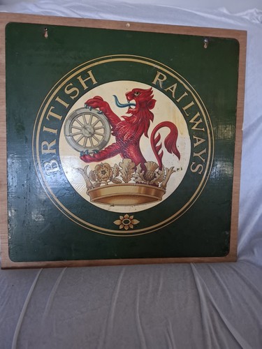 British railways crest metal - railways,