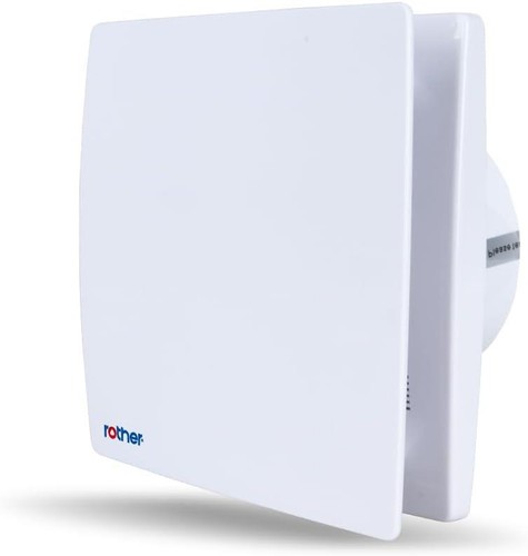 White bathroom extractor - white,