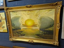 Sunrise And Newborn By Salvador Dali