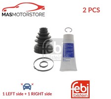 CV JOINT BOOT KIT PAIR TRANSMISSION END FRONT FEBI BILSTEIN 29571 2PCS A NEW