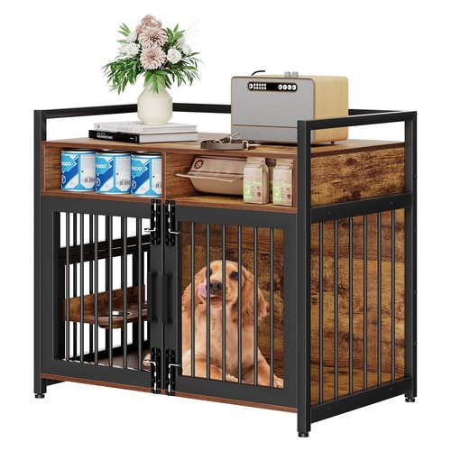 Large dog crate wooden kennel - dog,