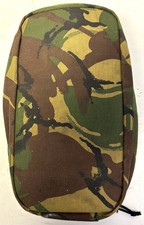 Military DPM Camouflage Webbing Zipped Large Medical Storage Pouch Bag