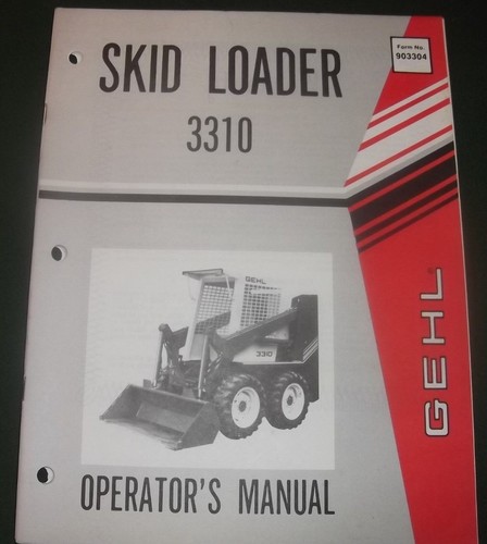 Gehl 3310 skid - steer, loader