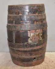 Antique oak beer barrel Hill