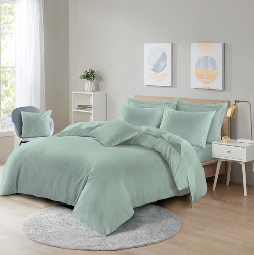 Plain dyed duvet cover - duvet,