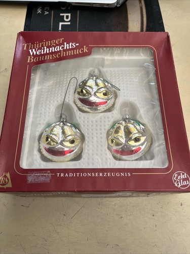 Vintage glass baubles boxed - vintage,