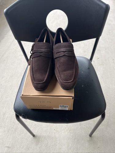 Office mens suede loafers - office, size