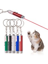 2 in 1 Laser Pen Cat Toy Red