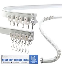 Aluminium Flexible Ceiling Curtain Track 3m Bendable Rail for Bay Windows Shower