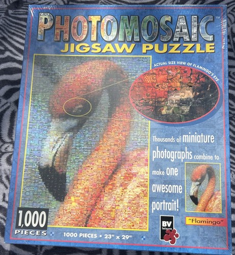 Photo mosaic 1000 piece jigsaw - mosaic,