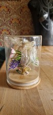 Snakeskin Bouquet In Cloche Jar