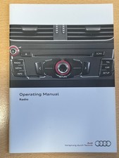 AUDI RADIO OPERATING MANUAL