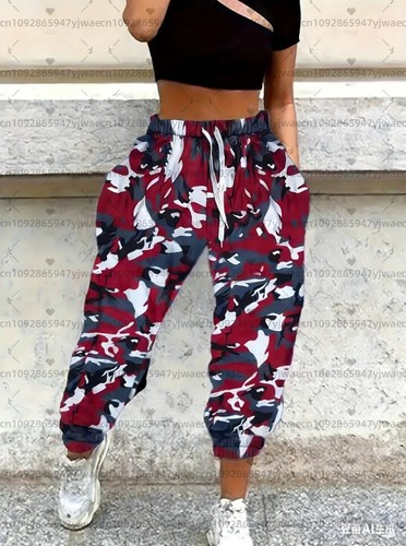 Womens camo cargo trousers - womens,