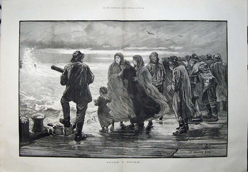 Original old antique - original, print
