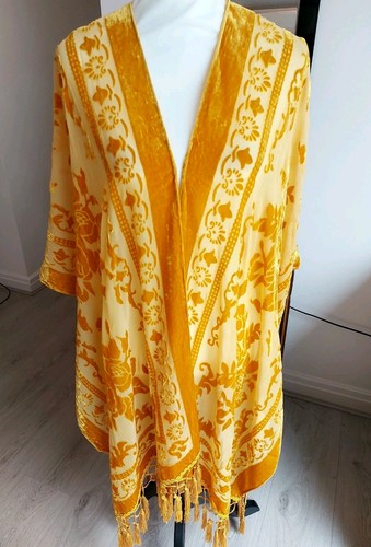 Velvet devore kimono art - velvet,