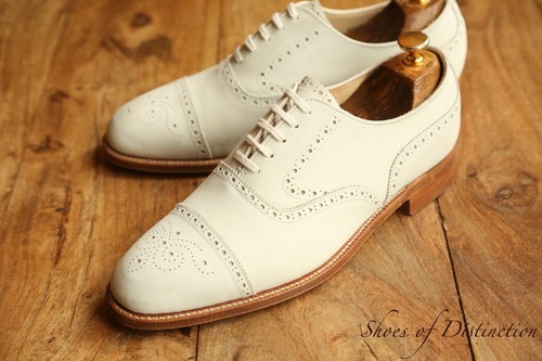 Joseph cheaney white leather - cheaney,