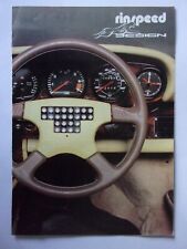 RINSPEED DESIGN orig 1980s Sales Brochure French & German - Porsche 911 Flatnose