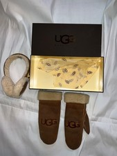 UGG Womens Gloves U1000 TURN CUFF GLV and Earmuffs