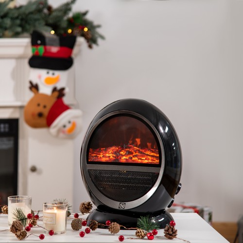 Electric fireplace table - fireplace, top