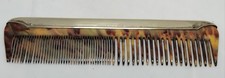 Vintage Cellulose Tortoise Shell And Epns Double Comb. Made In England.