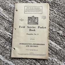 WW2 Field Service Pocket Book