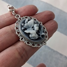 Butterfly cameo Pendant
