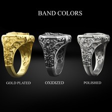 Ankh Signet Ring Sterling