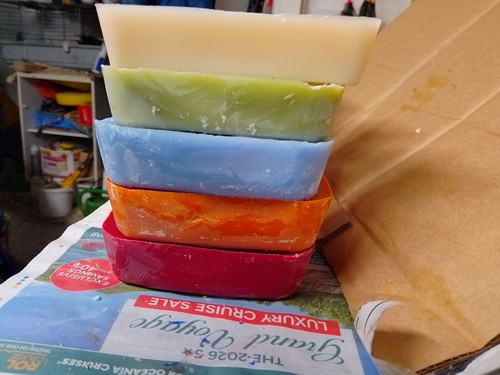 Candle making wax - wax.,