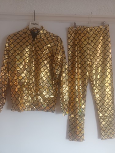 Gold fishscale unisex fancy - unisex,