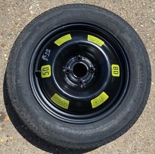 PEUGEOT 3008 2009-2019 4 STUD 16" SPACE SAVER SPARE WHEEL & T135/90 R16 TYRE #79