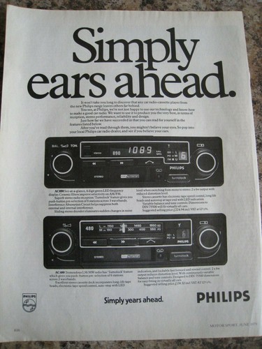 Philips car radio simply ears - car,